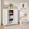 Xbro AP67 szafka kuchenna stojąca 81 x 30 x 83 cm – 4 szuflady, 2 drzwi, biała