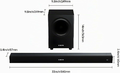 Xiaomi Soundbar Pro 2.1 - soundbar 300 W z bezprzewodowym subwooferem