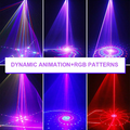 YMLUKzun laser animacyjny RGB DMX512 – laser sceniczny z efektami