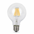 Żarówka E27 LED filament 600lm Ciepła 8W~65W Albrillo widok z przodu