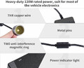 Zasilacz adapter LOETAD YU12010A 12V 10A 120W widok złącz