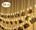 Zestaw 30 lampek LED klipsy fotograficzne Enjoy Life białe światło widok zastosowania