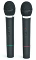 Zestaw dwa mikrofony bezprzewodowe karaoke k&k AT-306 widok mikrofonów