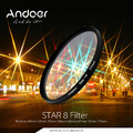 Zestaw filtrów polaryzacyjnych Andoer  58mm UV+CPL+Star 8+ Nikon Canon Sony Pentax widok z boku