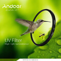 Zestaw filtrów polaryzacyjnych Andoer  58mm UV+CPL+Star 8+ Nikon Canon Sony Pentax widok z ptakiem