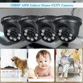 Zestaw monitoringu 4 kamery rejestrator  Full Hd 1080p 1TB widok monitorowania dziecka