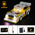 Zestaw oświetlenia LED LIGHTAILING dla zestaw klocków 76897 LEGO widok z przodu.