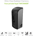 Zewnętrzna bezprzewodowa kamera domofon Freecam C380 WiFi Black widok cech.