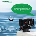 Zmiękczacz wody - Ultra cichy domowy system filtracji z kompaktowym sterowaniem czasowym widok z opisem
