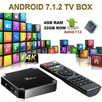 Odtwarzacz multimedialny tuner TV box ZhongOu X96 mini 4GB 32GB Android 7.1.2 widok z pilotem