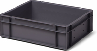 1a-TopStore pojemnik magazynowy Eurobox 40x30x12 cm 10 l – skrzynka z polipropylenu, szary