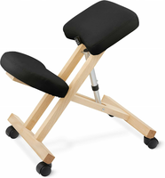 4FIZJO PURE klękosiad ergonomiczny z regulacją wysokości – czarny