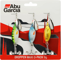 Abu Garcia Droppen Maxi 3 szt. – błystki obrotowe 8,5 cm