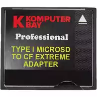 Adapter kart microSDXC na CF KomputerBay TYPE 1