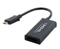 Adapter Micro USB HDMI kabel MHL FullHD 1080p  widok z przodu