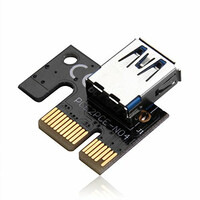 Adapter PCIE 1x USB 3.0 PCE2PCE-NO4 VER005 widok zprzodu