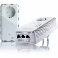 Adapter sieciowy PLC Devolo dLAN 500 AV Wireless+ widok z przodu