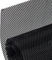 AggAuto Siatka do grilla samochodowego 101,6 x 33 cm – osłona zderzaka, aluminium