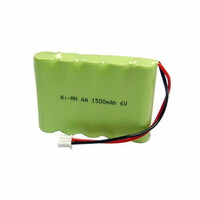 Akumulator bateria do modeli RC Ni-MH 1500mAh 6V widok z przodu