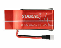 Akumulator GoolRC 3.7V 600mAh 25C LiPo widok z przodu