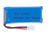 Akumulator Super Fly 3.7V 500mAh 25C 802042 widok z przodu
