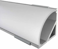 Alumino Profil aluminiowy narożny SPREE do taśm LED 200 cm z osłoną opal