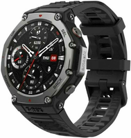 Amazfit T-Rex 3 48mm – smartwatch outdoor AMOLED, stal 316L, NFC, czarny