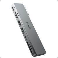 Anker 547 hub USB-C 7 w 2 do MacBooka, HDMI 4K, Thunderbolt 4