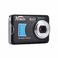 Aparat cyfrowy 18MPx LCD 2.7 widok z lewej strony 