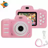 Aparat cyfrowy kamera dla dzieci eNitro Baby 18 Mpx różowy widok z przodu