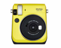 Aparat natychmiastowy Instax FujiFilm Mini 70 Polaroid widok z przodu