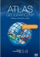 Atlas geograficzny Nowa Era – Polska, kontynenty, świat dla klas 5-8 szkoły podstawowej