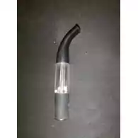 Atomizer clearomizer skierowany ustnik fajka 2ml czarny widok z przodu.