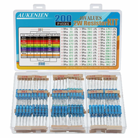 AUKENIEN Rezystory metalizowane 2W 40 wartości - zestaw 200 szt