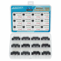 AUKENIEN Zestaw tranzystorów MOSFET TO-220 - 12 modeli, 60 szt