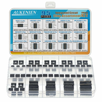 AUKENIEN Zestaw układów scalonych 15 modeli - komplet IC dla elektroników
