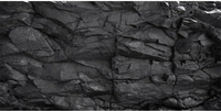 AWERT Tło do akwarium 91 x 50 cm – winylowe tło z motywem czarnej skały