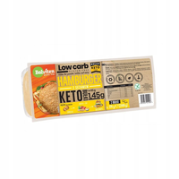 Balviten bułki hamburgerowe z sezamem KETO bezglutenowe 170 g – 2 sztuki