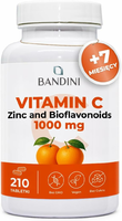 Bandini Witamina C 1000 mg + Cynk – 210 tabletek na odporność