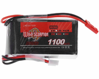 Bateria-akumulator-wild-scorpion-1100mah-25c-lipo widok z przodu