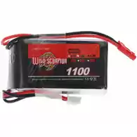 Bateria-akumulator-wild-scorpion-1100mah-25c-lipo widok z przodu
