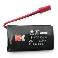 Bateria akumulator do drona XK XK.2.x250.001 3.7V 780mAh widok z przodu