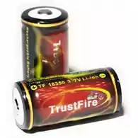 Bateria akumulator TrustFire TF 18350 1200mAh widok z przodu