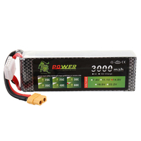 Bateria do drona Lion Power XT60 3000mAh 25C 11.1V widok z przodu