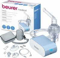 Beurer IH 60 inhalator kompresorowy z akumulatorem, maski dla dzieci i dorosłych