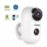 Bezprzewodowa kamera CCTV Vigica ‎A3 zasilana baterią 1080P widok z przodu.