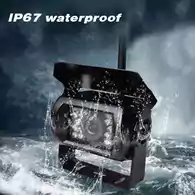 Bezprzewodowa kamera cofania podofo 18LED IR wodoodporna IP67 widok z przodu