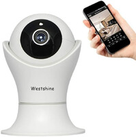 Bezprzewodowa kamera Westshine WS-PA201 FHD 1080P WiFi widok z przodu.
