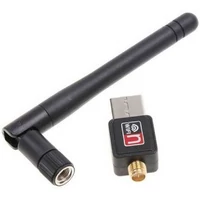 Bezprzewodowa karta sieciowa WI-FI 802.IIN USB LV-UW02-5DB widok zestawu