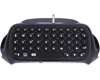 Bezprzewodowa klawiatura ChatPad DOBE TP4-008 na PS4 widok z przodu